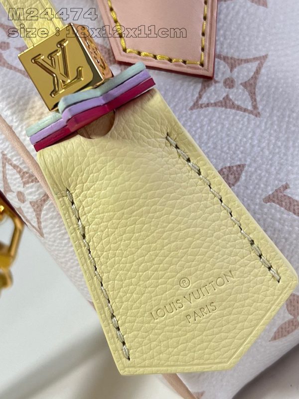 LOUIS VUITTON スピーディ･バンドリエール 18 lv301703 ホワイト/シャマロウ ピンク 超N品 ルイヴィトンショルダーバッグモノグラム - 画像 (8)