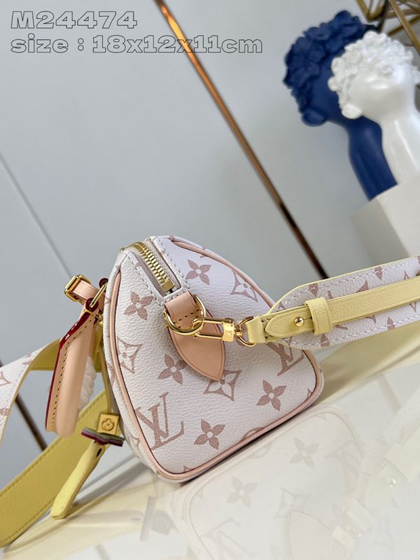 LOUIS VUITTON スピーディ･バンドリエール 18 lv301703 ホワイト/シャマロウ ピンク 超N品 ルイヴィトンショルダーバッグモノグラム - 画像 (7)