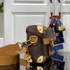 LOUIS VUITTON モノグラム ソウルトランク 2WAYショルダー ブラウン M11535 メンズ モノグラムダストキャンバス ハンドバッグ 超N品 - 画像 (9)