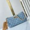 LOUIS VUITTON M83532 ポシェット・リヴ 斜め掛け クラッチバッグ カバン モノグラムデニム ショルダーバッグ 超N品 - 画像 (9)