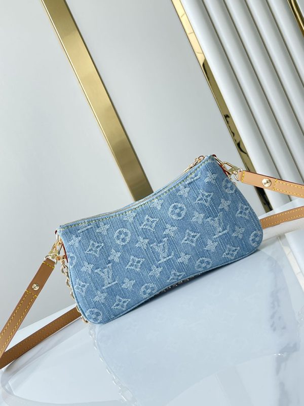 LOUIS VUITTON M83532 ポシェット・リヴ 斜め掛け クラッチバッグ カバン モノグラムデニム ショルダーバッグ 超N品 - 画像 (8)