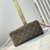 LOUIS VUITTON モノグラム ブルームポーチ ハンドバッグ チェーンバッグ ブラウン×ピンク PVCレザー RFID M11303 超N品 - 画像 (8)