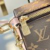 LOUIS VUITTON モノグラム ブルームポーチ ハンドバッグ チェーンバッグ ブラウン×ピンク PVCレザー RFID M11303 超N品 - 画像 (4)