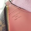 LOUIS VUITTON モノグラム ブルームポーチ ハンドバッグ チェーンバッグ ブラウン×ピンク PVCレザー RFID M11303 超N品 - 画像 (2)