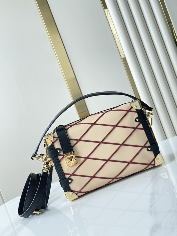 LOUIS VUITTON サイドトランク MM M24403 ベージュ/レッド 超N品 斜めがけバッグ レディース ルイヴィトンバッグ人気順 - 画像 (9)