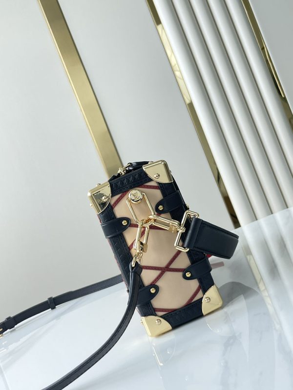 LOUIS VUITTON サイドトランク MM M24403 ベージュ/レッド 超N品 斜めがけバッグ レディース ルイヴィトンバッグ人気順 - 画像 (6)
