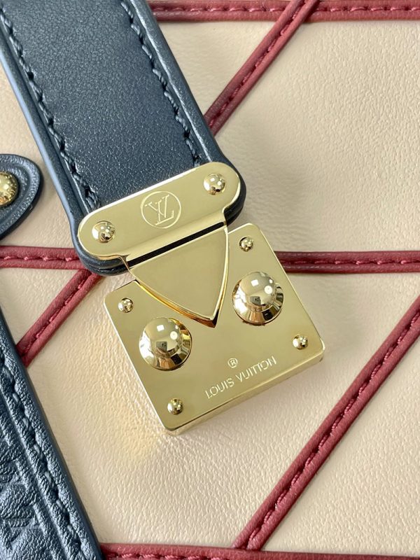 LOUIS VUITTON サイドトランク MM M24403 ベージュ/レッド 超N品 斜めがけバッグ レディース ルイヴィトンバッグ人気順 - 画像 (5)