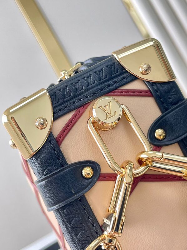 LOUIS VUITTON サイドトランク MM M24403 ベージュ/レッド 超N品 斜めがけバッグ レディース ルイヴィトンバッグ人気順 - 画像 (4)