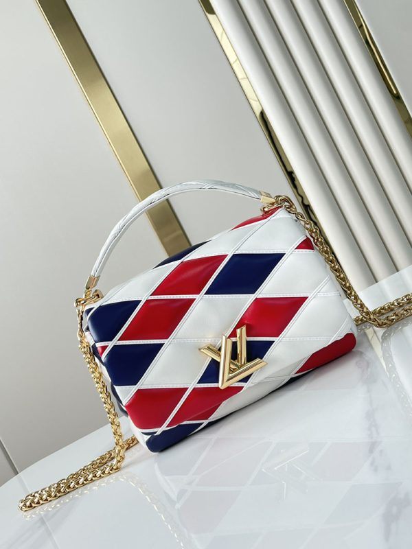 LOUIS VUITTON GO-14 MM ショルダーバッグ lv301720 レッド/ブルー/ホワイト 超N品 ルイヴィトン バッグ レディース 新作 - 画像 (9)