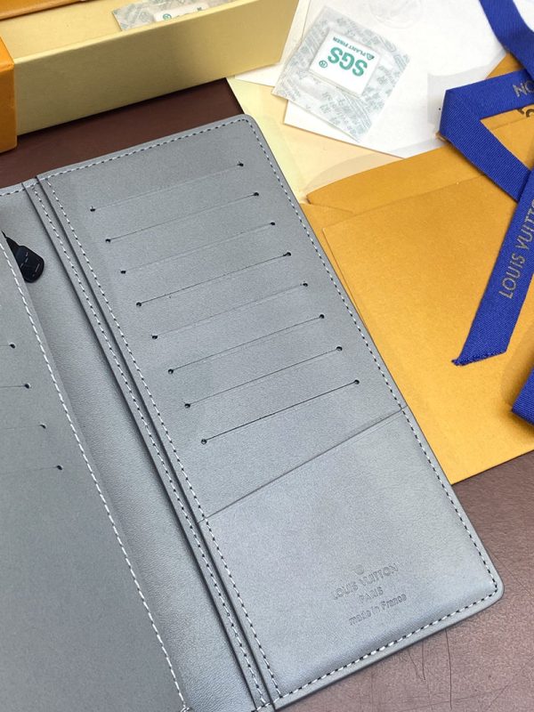 LOUIS VUITTON 財布 ポルトフォイユ・ブラザ 長財布 二つ折り モノグラム・シャドウ M81335 超N品 - 画像 (6)