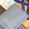 LOUIS VUITTON モノグラムシャドウ ポルトフォイユミュルティプル M81383 グレー 二つ折り財布 超N品 - 画像 (4)