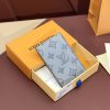 LOUIS VUITTON カードケース M81382 モノグラム・シャドウレザー グレー GRIS ANTHRACITE 超N品 - 画像 (9)