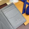 LOUIS VUITTON カードケース M81382 モノグラム・シャドウレザー グレー GRIS ANTHRACITE 超N品 - 画像 (6)