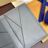 LOUIS VUITTON カードケース M81382 モノグラム・シャドウレザー グレー GRIS ANTHRACITE 超N品 - 画像 (5)
