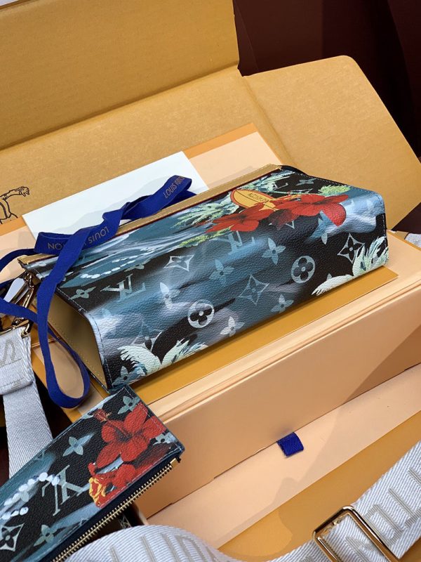 LOUIS VUITTON ガストン･ウェアラブル ウォレット M83466 ネイビーブルー 超N品 ルイヴィトン ショルダーバッグ 人気 - 画像 (8)