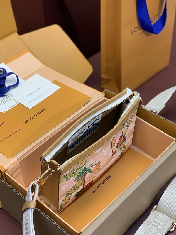 LOUIS VUITTON ガストン･ウェアラブル ウォレット lv301734 サンドベージュ 超N品 ルイヴィトン ミニショルダーバッグ 人気 - 画像 (9)