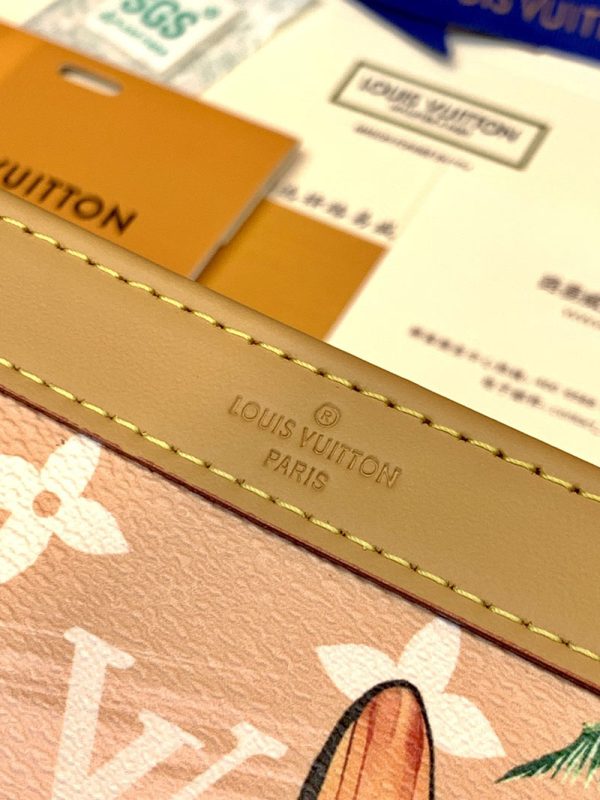 LOUIS VUITTON ガストン･ウェアラブル ウォレット lv301734 サンドベージュ 超N品 ルイヴィトン ミニショルダーバッグ 人気 - 画像 (5)