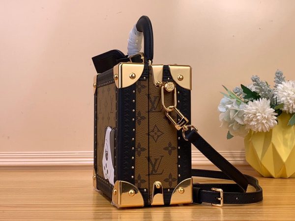 LOUIS VUITTON M11206 ミニ スクエア トランク ブラウン 超N品 ルイヴィトン ボックスバッグ - 画像 (9)