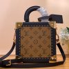 LOUIS VUITTON M11206 ミニ スクエア トランク ブラウン 超N品 ルイヴィトン ボックスバッグ - 画像 (8)