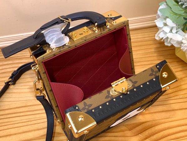 LOUIS VUITTON M11206 ミニ スクエア トランク ブラウン 超N品 ルイヴィトン ボックスバッグ - 画像 (3)