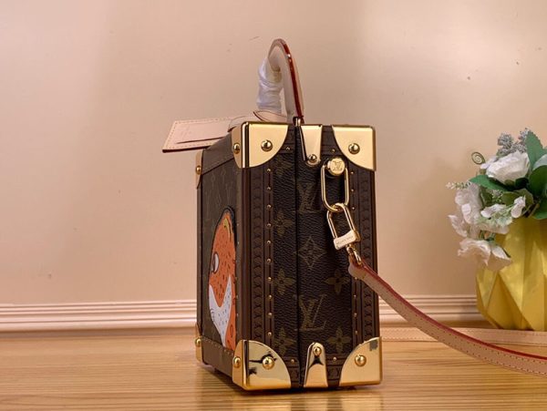 LOUIS VUITTON M11210 ミニ スクエア トランク ブラウン 超N品 ルイヴィトン クラッチボックス - 画像 (9)