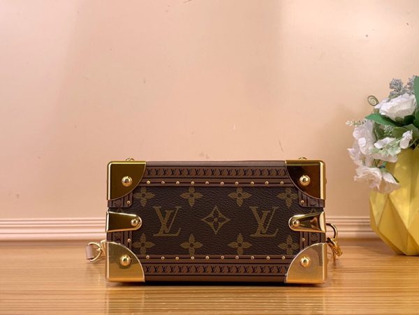 LOUIS VUITTON M11210 ミニ スクエア トランク ブラウン 超N品 ルイヴィトン クラッチボックス - 画像 (7)
