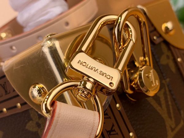LOUIS VUITTON M11210 ミニ スクエア トランク ブラウン 超N品 ルイヴィトン クラッチボックス - 画像 (4)