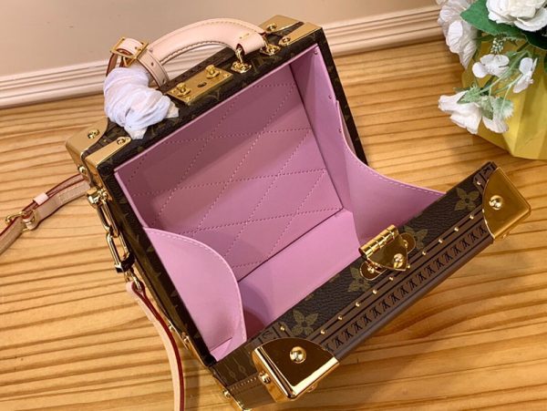 LOUIS VUITTON M11210 ミニ スクエア トランク ブラウン 超N品 ルイヴィトン クラッチボックス - 画像 (3)