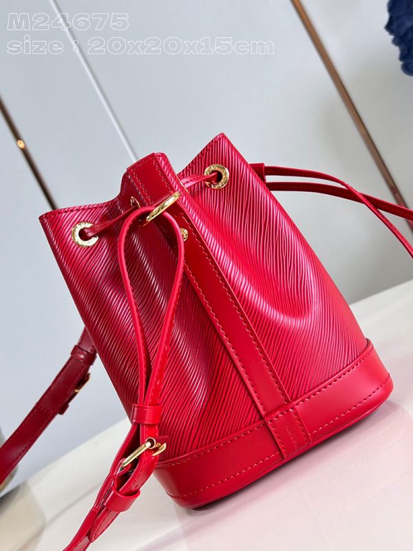 LOUIS VUITTON ノエ BB M24675 レッド 超N品 ルイヴィトン バケツバッグ 新品 - 画像 (7)