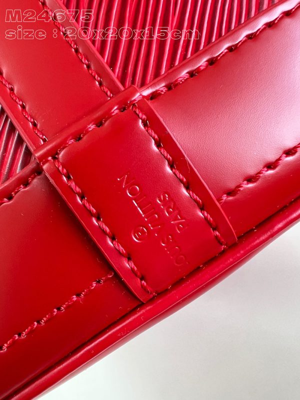LOUIS VUITTON ノエ BB M24675 レッド 超N品 ルイヴィトン バケツバッグ 新品 - 画像 (5)