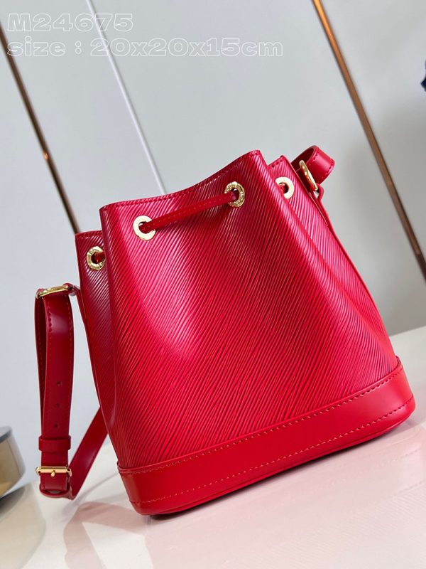 LOUIS VUITTON ノエ BB M24675 レッド 超N品 ルイヴィトン バケツバッグ 新品 - 画像 (4)