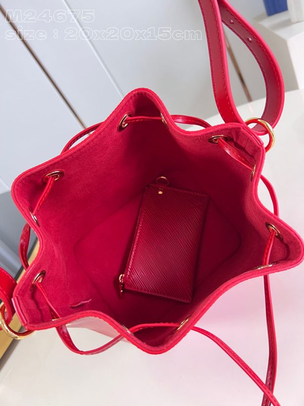 LOUIS VUITTON ノエ BB M24675 レッド 超N品 ルイヴィトン バケツバッグ 新品 - 画像 (2)