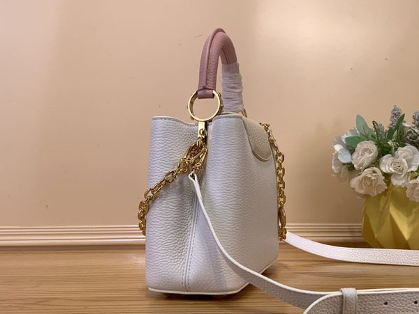 LOUIS VUITTON カプシーヌ BB M11343 ホワイト/ピンク レディース 2WAYバッグ 超N品 ルイヴィトン カプシーヌ 限定 - 画像 (9)