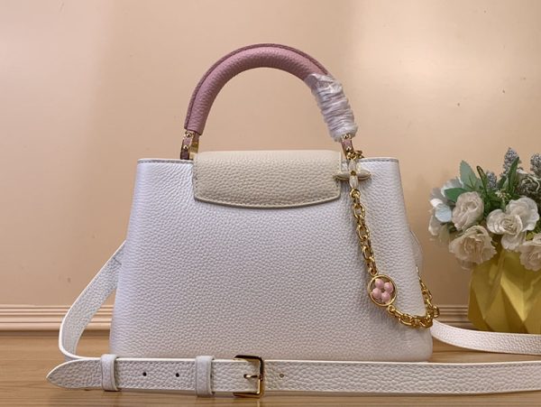 LOUIS VUITTON カプシーヌ BB M11343 ホワイト/ピンク レディース 2WAYバッグ 超N品 ルイヴィトン カプシーヌ 限定 - 画像 (8)