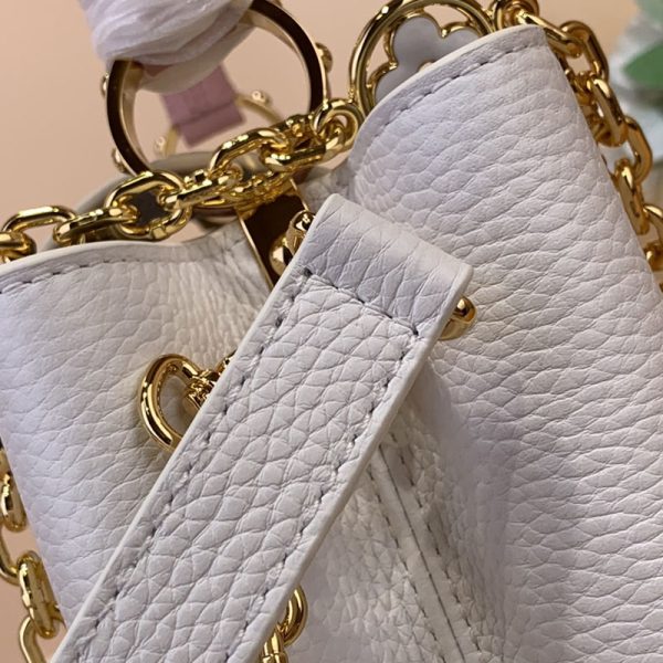 LOUIS VUITTON カプシーヌ BB M11343 ホワイト/ピンク レディース 2WAYバッグ 超N品 ルイヴィトン カプシーヌ 限定 - 画像 (5)