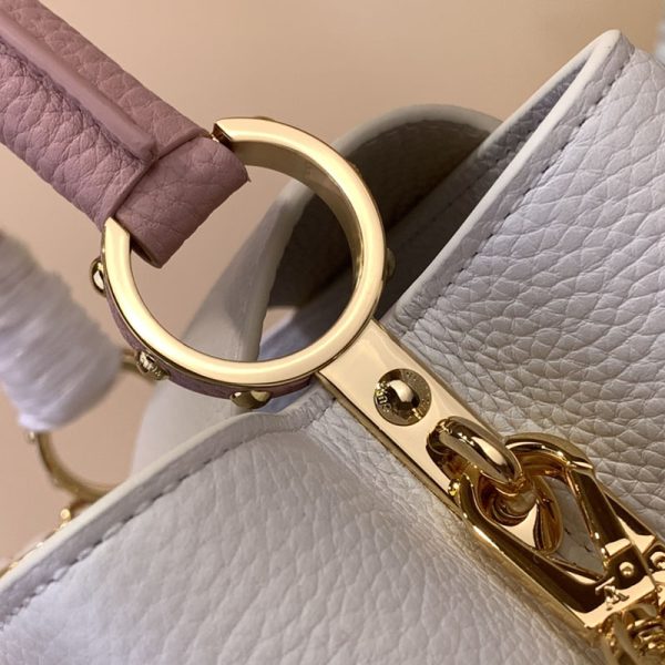 LOUIS VUITTON カプシーヌ MM lv301747 ホワイト/ピンク レディース 2WAYバッグ 超N品 ヴィトン カプシーヌ 値段 - 画像 (7)