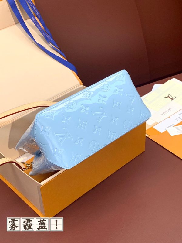 LOUIS VUITTON ヴェルニ LVリミックス リード PM スカイ M24144 レディース モノグラムヴェルニ トートバッグ 超N品 - 画像 (7)