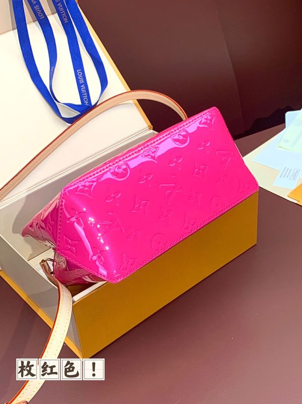 LOUIS VUITTON ヴェルニ LVリミックス リード PM ネオンピンク M24028 レディース モノグラムヴェルニ トートバッグ 超N品 - 画像 (7)
