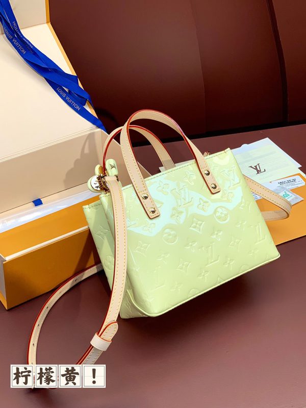 LOUIS VUITTON ヴェルニ LVリミックス リード PM ペルル M91336 レディース モノグラムヴェルニ トートバッグ 超N品 - 画像 (9)