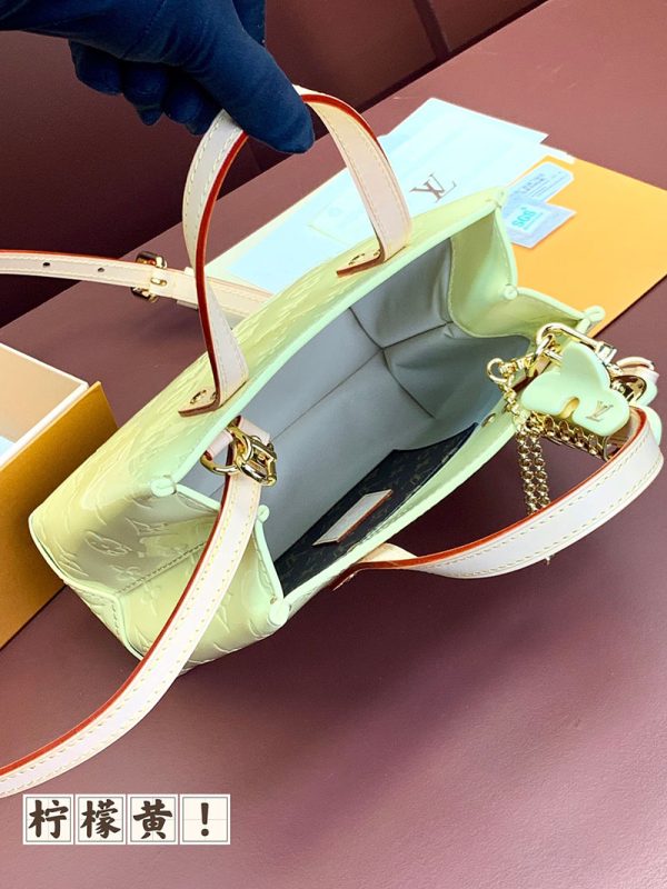 LOUIS VUITTON ヴェルニ LVリミックス リード PM ペルル M91336 レディース モノグラムヴェルニ トートバッグ 超N品 - 画像 (6)