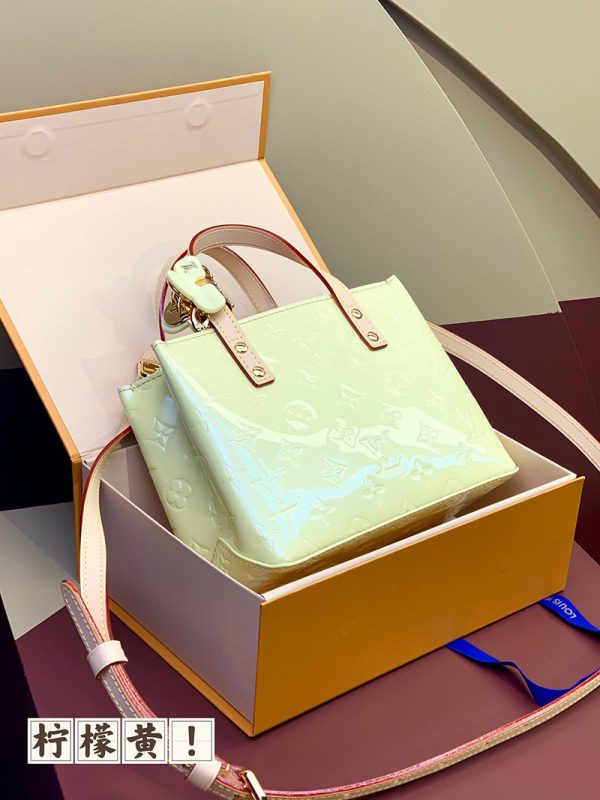 LOUIS VUITTON ヴェルニ LVリミックス リード PM ペルル M91336 レディース モノグラムヴェルニ トートバッグ 超N品 - 画像 (3)