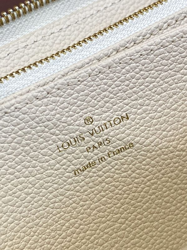 LOUIS VUITTON 長財布 ジッピー・ウォレット モノグラム・アンプラント M82212 クレーム 超N品 - 画像 (5)