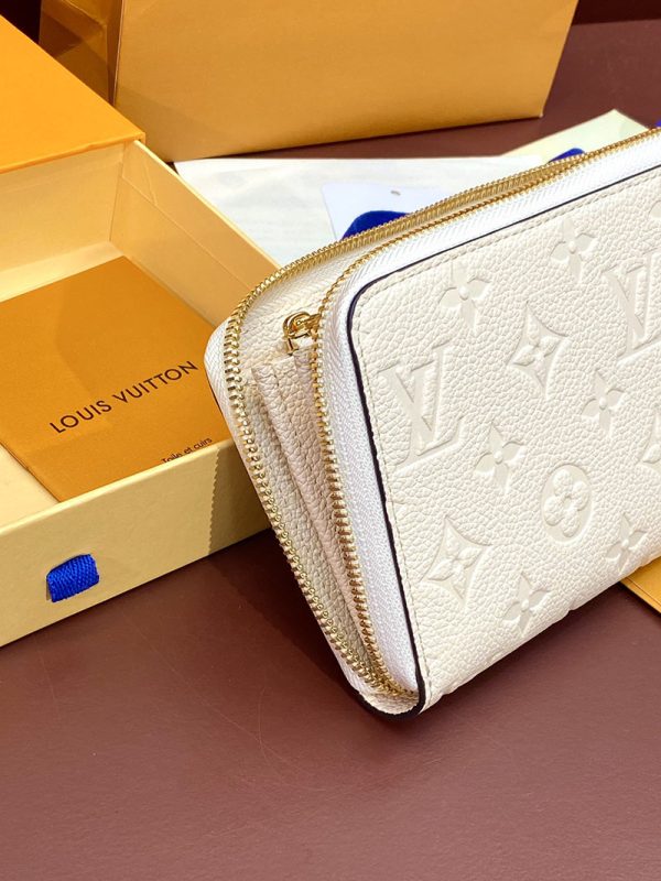 LOUIS VUITTON 長財布 ジッピー・ウォレット モノグラム・アンプラント M82212 クレーム 超N品 - 画像 (3)