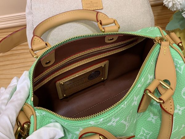 LOUIS VUITTON スピーディ P9 バンドリエール 25 フローズンライム M24435 超N品 ルイヴィトン メンズ バッグ 新作 - 画像 (3)
