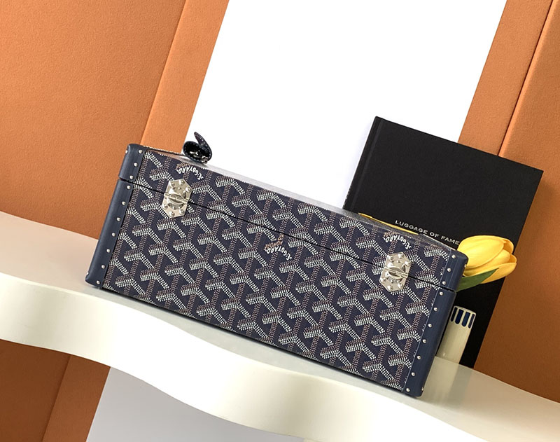 GOYARD ゴヤール ジュー・ウォッチトランク 8本用 JOUXMMT08TY12TY12P ネイビーブルー 超N品 ゴヤール 時計ケース 定価GOYARD ゴヤール ジュー・ウォッチトランク 8本用 JOUXMMT08TY12TY12P ネイビーブルー 超N品 ゴヤール 時計ケース 定価 - 画像 (6)