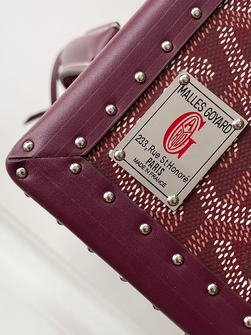GOYARD ゴヤール ジュー・ウォッチトランク 8本用 JOUXMMT08TY33TY33P バーガンディ 超N品 ゴヤール 時計ケース 定価 - 画像 (7)