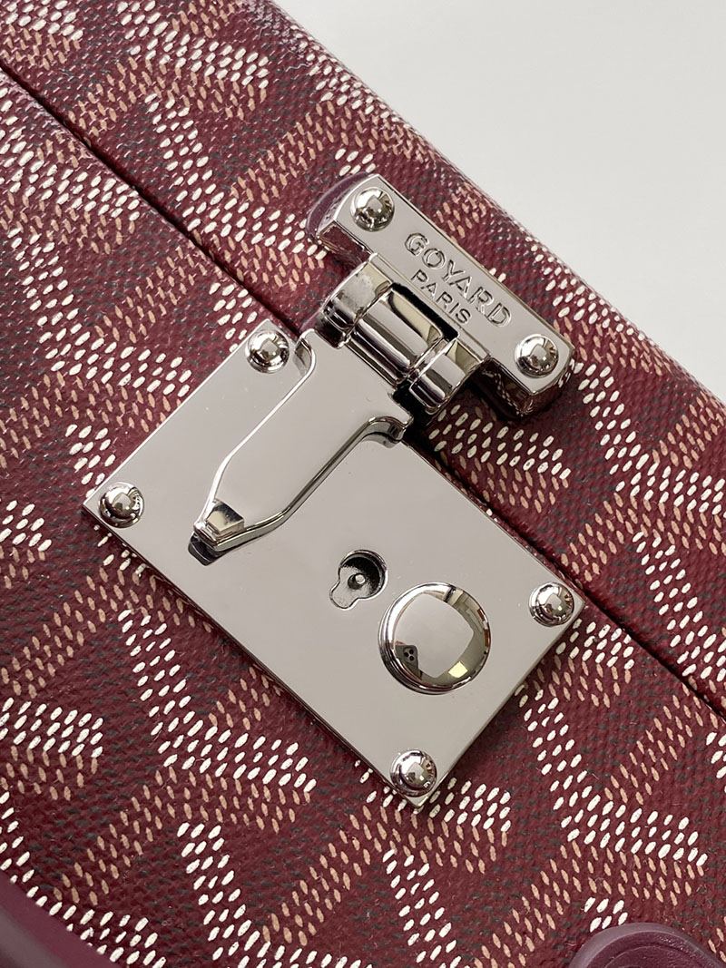 GOYARD ゴヤール ジュー・ウォッチトランク 8本用 JOUXMMT08TY33TY33P バーガンディ 超N品 ゴヤール 時計ケース 定価 - 画像 (6)