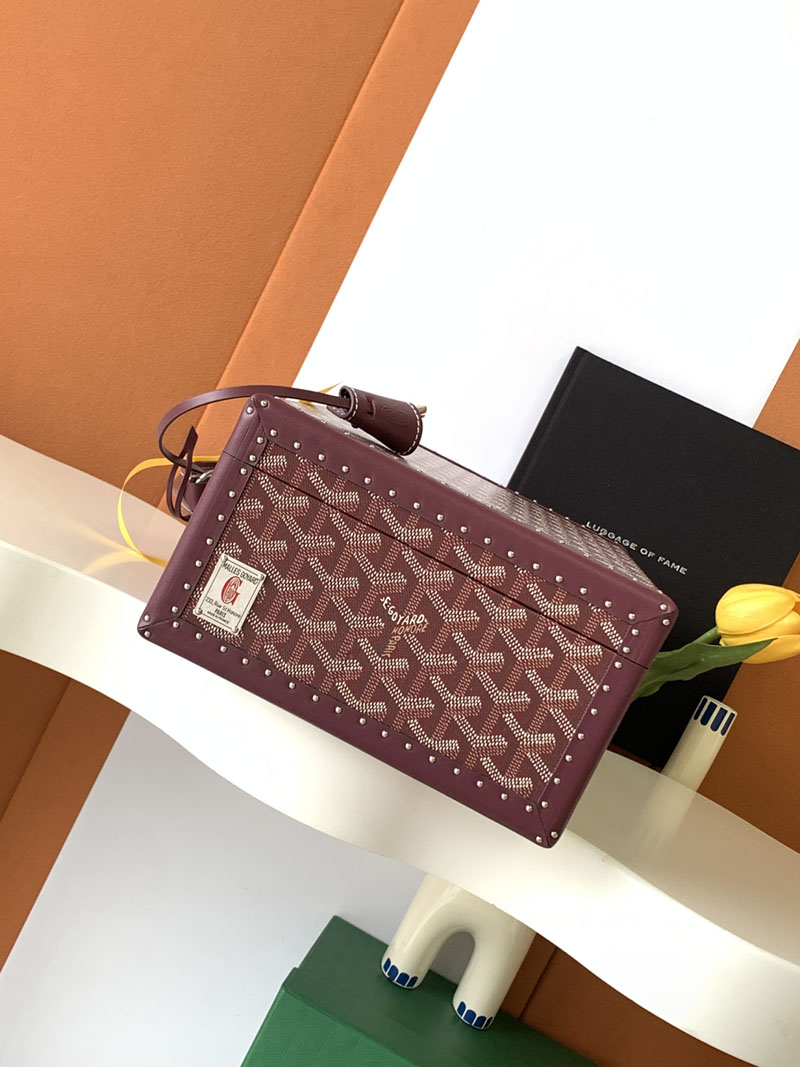 GOYARD ゴヤール ジュー・ウォッチトランク 8本用 JOUXMMT08TY33TY33P バーガンディ 超N品 ゴヤール 時計ケース 定価 - 画像 (5)