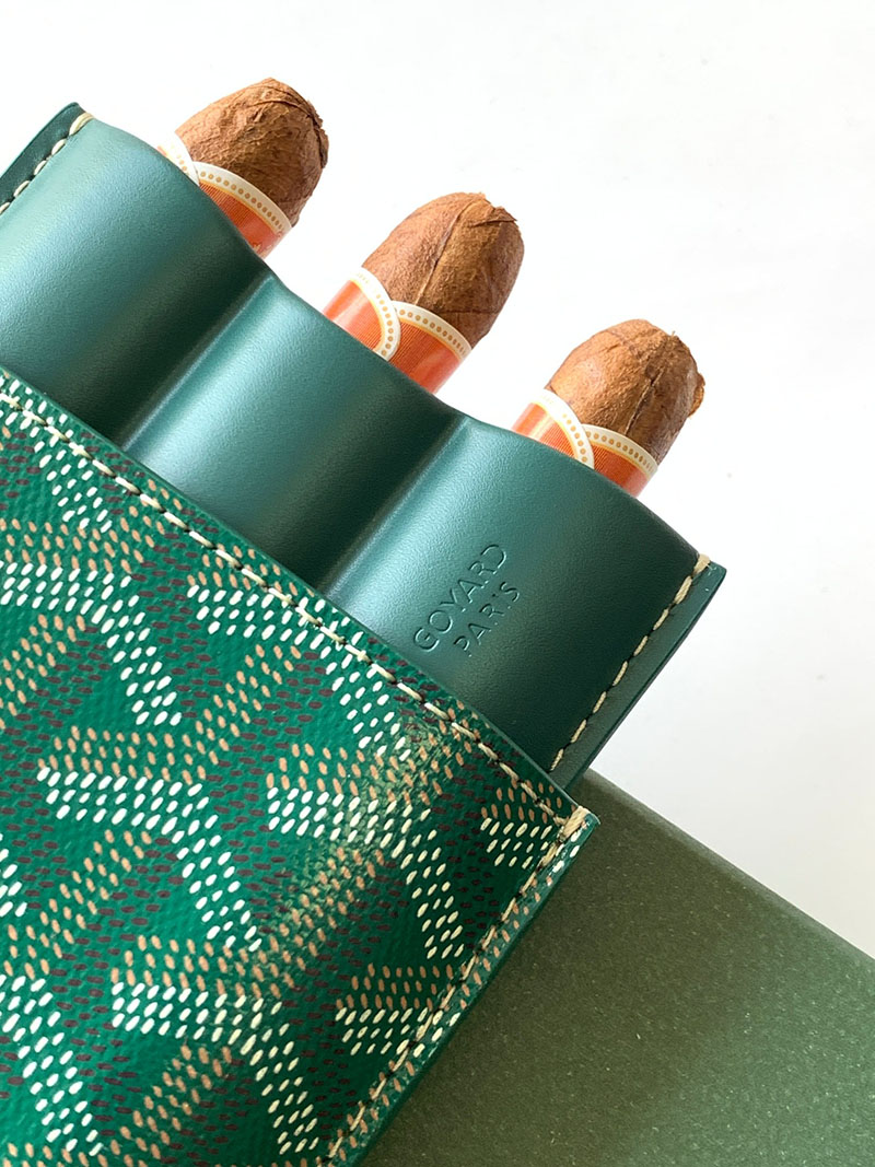 GOYARD ゴヤール チャーチル シガーケース3本用 CHURCHMMLTY09CL09X グリーン 超N品 ゴヤール アウトレット店舗 - 画像 (3)