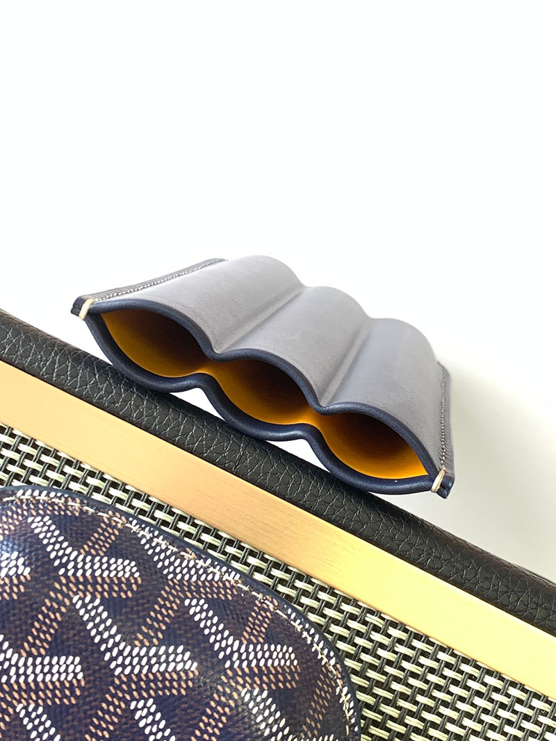 GOYARD ゴヤール チャーチル シガーケース3本用 CHURCHMMLTY12CL12X ネイビーブルー 超N品 ゴヤール アウトレット店舗 - 画像 (6)